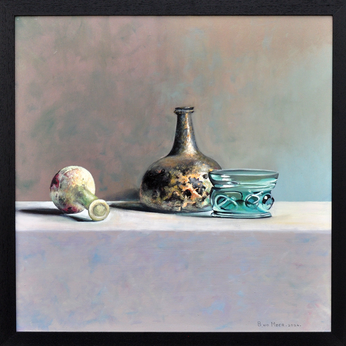 Bert van der Meer + Stilleven met reflecties